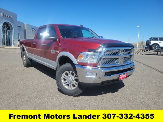 Deep Cherry Red Crystal Pearlcoat 2015 RAM 2500 Laramie Crew Cab LB 4WD Pickup Truck Four-Wheel Drive 6-Speed Automatic