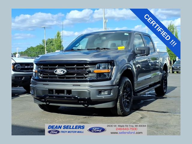 Carbonized Gray Metallic 2024 Ford F-150 Pickup Truck Four-Wheel Drive Automatic