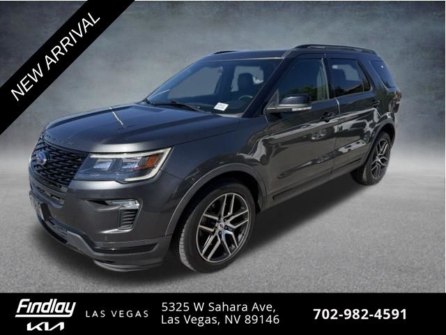 Gray (Magnetic) 2018 Ford Explorer SUV / Crossover All-Wheel Drive 6-Speed Automatic