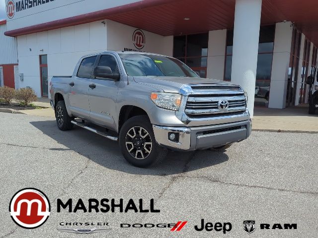 Silver Sky Metallic 2016 Toyota Tundra Pickup Truck Four-Wheel Drive 6-Speed Automatic Overdrive