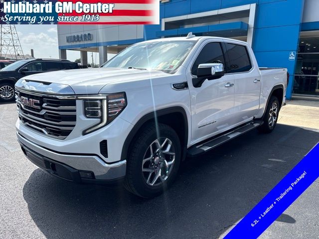 White Frost Tricoat 2022 GMC Sierra 1500 Pickup Truck Four-Wheel Drive Automatic