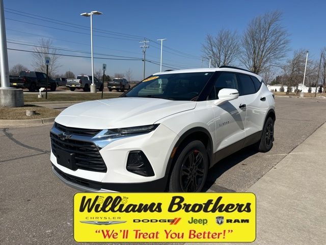 2021 Chevrolet Blazer LT - Summit White exterior view 1