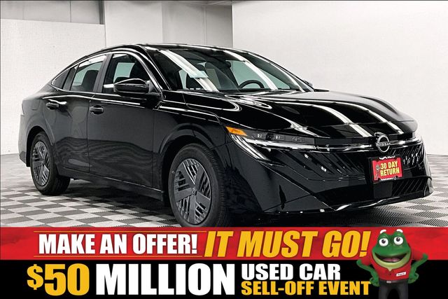 Super Black 2027 Nissan Sentra Sedan Front-Wheel Drive Continuously Variable Transmission