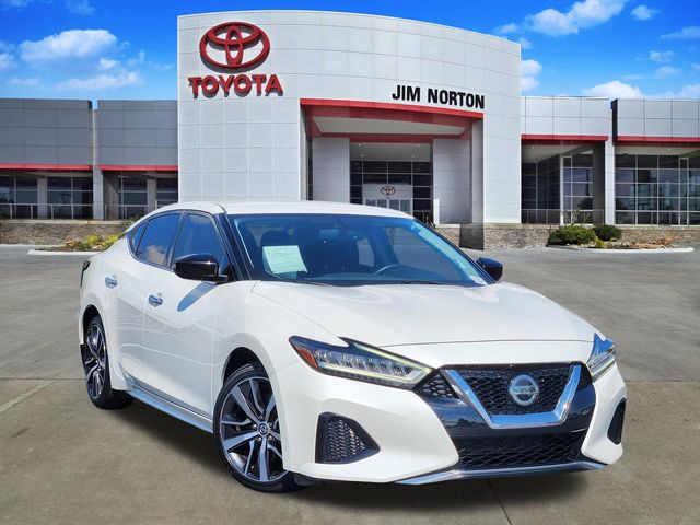 Pearl White Tricoat 2019 Nissan Maxima Sedan Front-Wheel Drive Continuously Variable Transmission