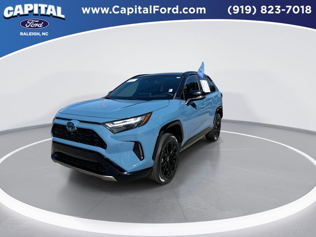 Used 2022 Blue Toyota XSE image 4