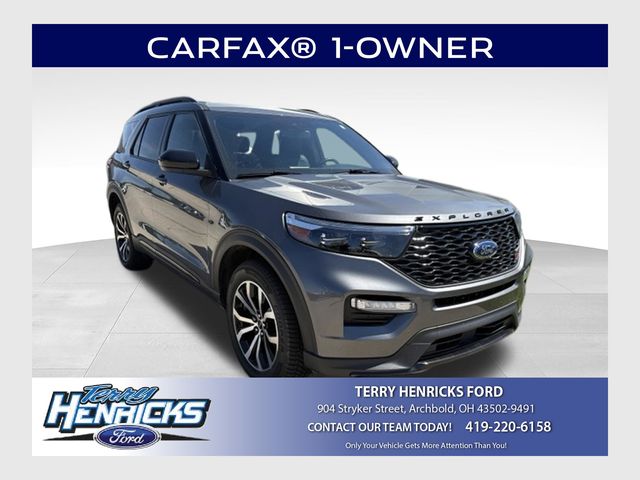 Carbonized Gray Metallic 2023 Ford Explorer SUV / Crossover All-Wheel Drive Automatic
