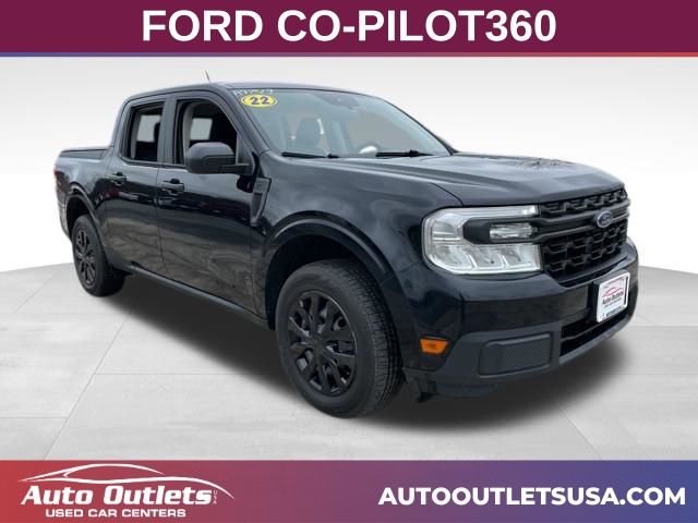 Shadow Black 2022 Ford Maverick XL SuperCrew AWD Pickup Truck All-Wheel Drive 8-Speed Automatic