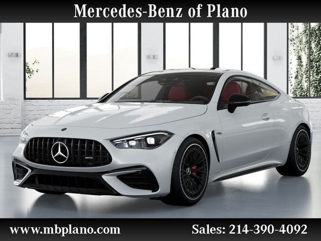 MANUFAKTUR Moonlight White Metallic 2026 Mercedes-Benz CLE Coupe All-Wheel Drive 9-Speed Automatic