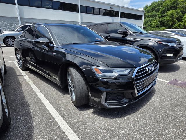 Black Metallic 2019 Audi A6 55 TFSI quattro Premium Sedan AWD Sedan All-Wheel Drive 7-Speed Automatic