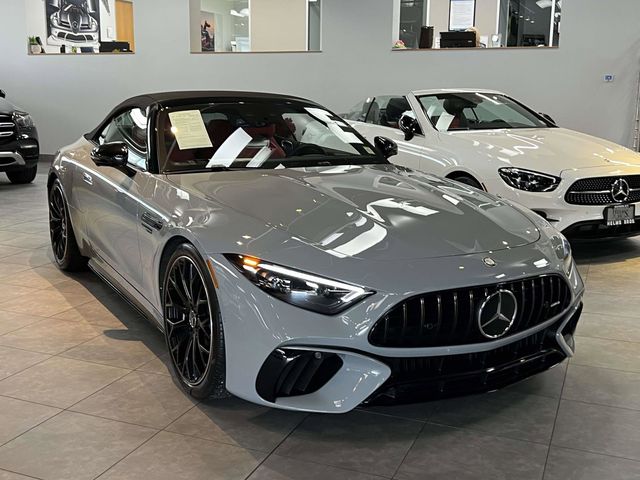 MANUFAKTUR Alpine Gray 2024 Mercedes-Benz SL-Class AMG SL 63 4MATIC Convertible All-Wheel Drive 9-Speed Automatic