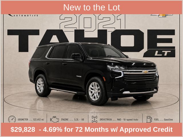 Black 2021 Chevrolet Tahoe SUV / Crossover 4X2 