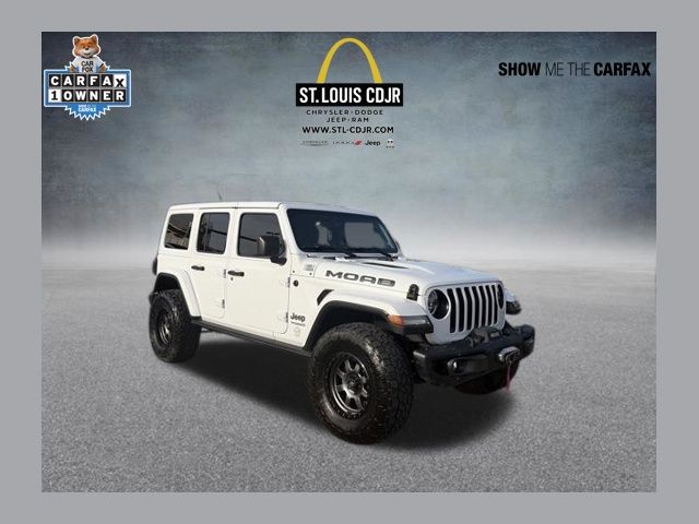 Bright White Clearcoat 2018 Jeep Wrangler Unlimited Moab 4WD SUV / Crossover Four-Wheel Drive 8-Speed Automatic
