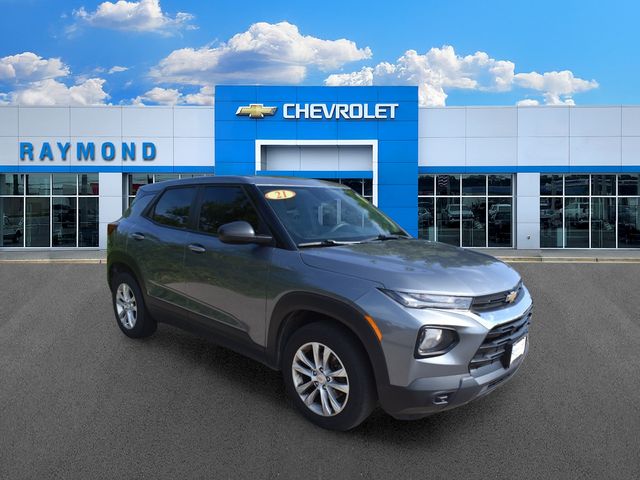 Gray (Steel Metallic) 2021 Chevrolet Trailblazer SUV / Crossover Four-Wheel Drive 9-Speed Automatic