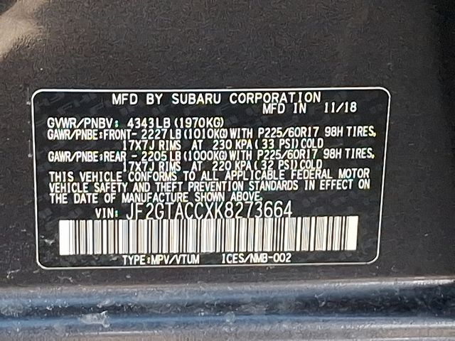 used 2019 Subaru Crosstrek car, priced at $17,310