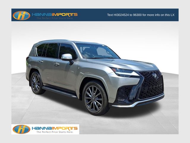 Atomic Silver 2023 Lexus LX SUV / Crossover All-Wheel Drive Automatic
