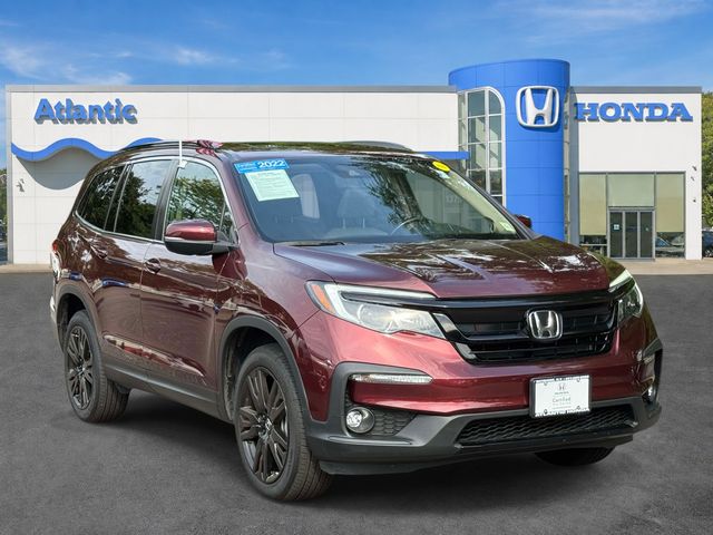 Red 2022 Honda Pilot SUV / Crossover All-Wheel Drive 9-Speed Automatic