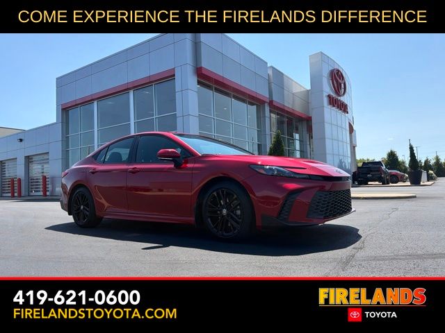 Supersonic Red 2025 Toyota Camry Sedan Front-Wheel Drive Continuously Variable Transmission