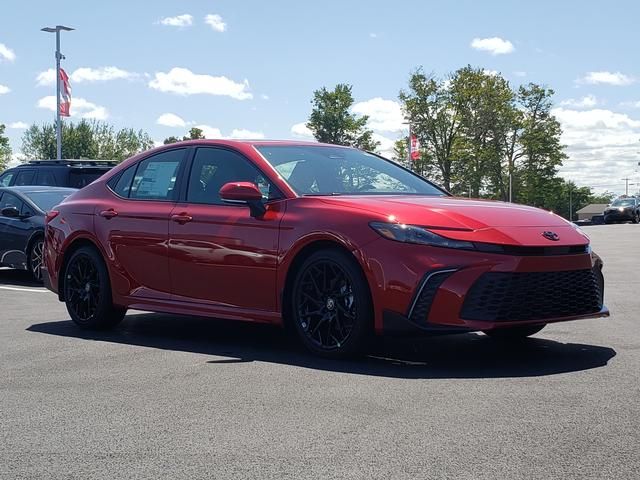 New 2026 Red Toyota SE image 3