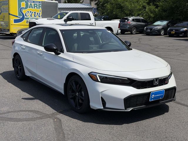 Platinum White Pearl 2026 Honda Civic Sedan Front-Wheel Drive 6-Speed Manual