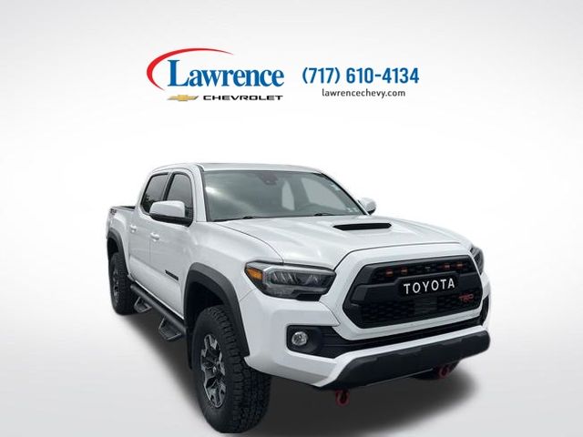 Super White 2021 Toyota Tacoma Pickup Truck Four-Wheel Drive 6-Speed Manual