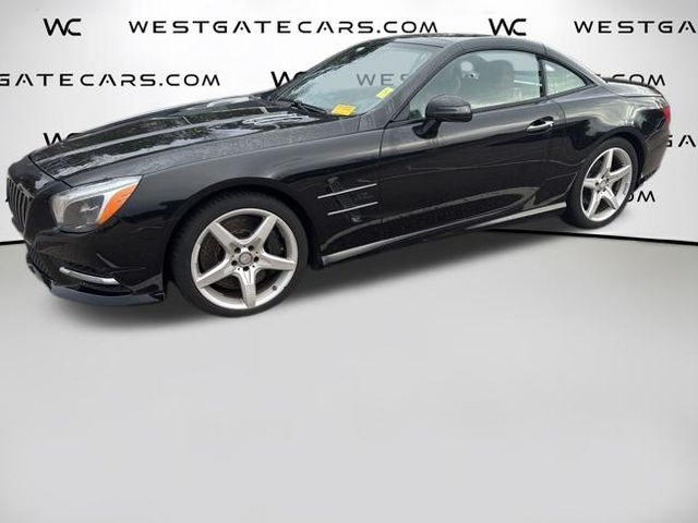 Black 2015 Mercedes-Benz SL-Class Convertible Rear-Wheel Drive 7-Speed Automatic