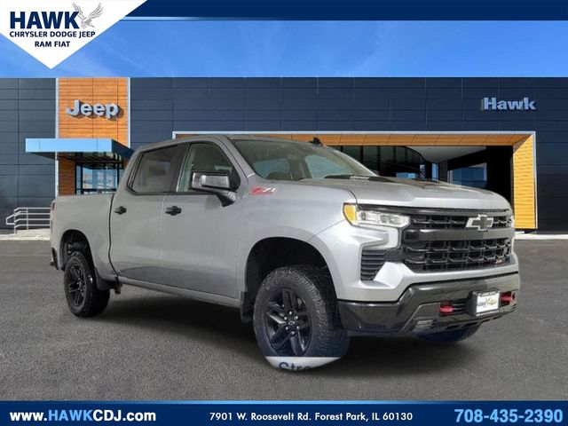 Sterling Gray Metallic 2023 Chevrolet Silverado 1500 Pickup Truck Four-Wheel Drive Automatic