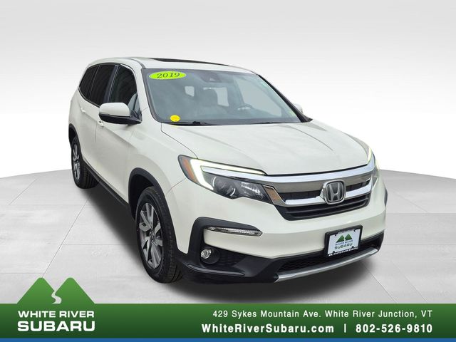 White 2019 Honda Pilot EX-L AWD SUV / Crossover All-Wheel Drive 6-Speed Automatic