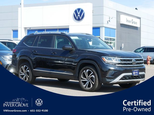 Deep Black Pearl 2023 Volkswagen Atlas 2.0T SEL 4Motion AWD SUV / Crossover All-Wheel Drive 8-Speed Automatic