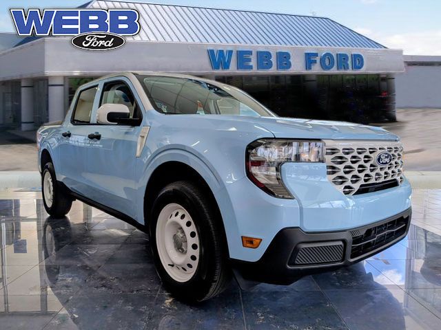 Light Blue 2026 Ford Maverick XL SuperCrew FWD Pickup Truck Front-Wheel Drive Continuously Variable Transmission