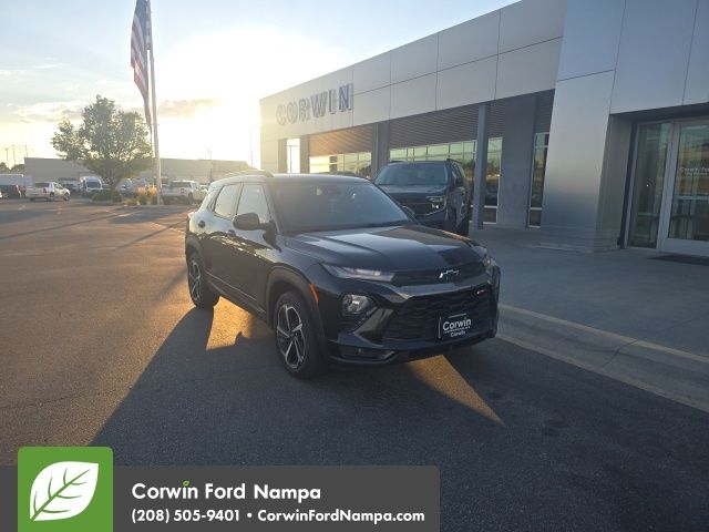 Mosaic Black Metallic 2021 Chevrolet Trailblazer SUV / Crossover Four-Wheel Drive 9-Speed Automatic