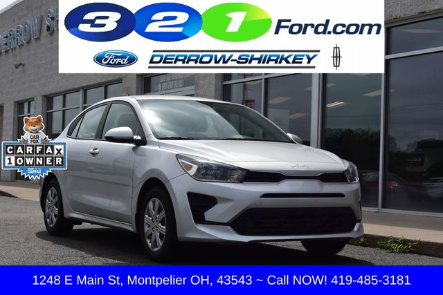 Silky Silver 2022 Kia Rio Sedan Front-Wheel Drive Continuously Variable Transmission