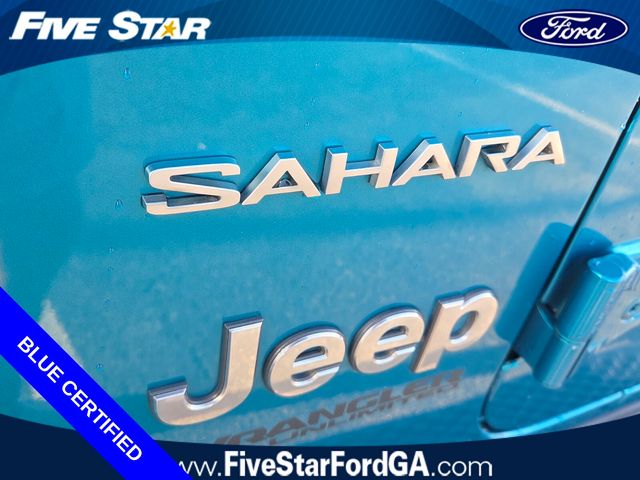 Certified Used 2020 Beige Jeep Unlimited Sahara image 12