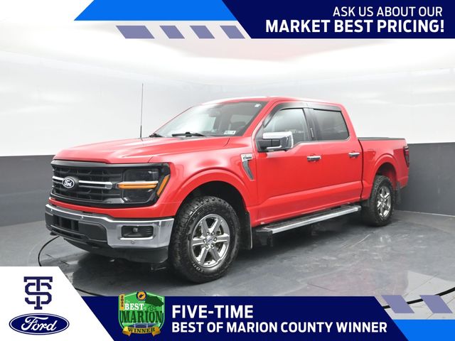 Vermillion Red 2024 Ford F-150 Pickup Truck Four-Wheel Drive Automatic
