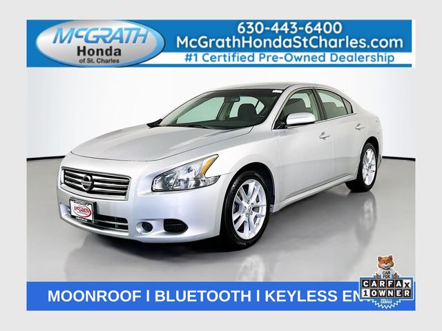 Brilliant Silver Metallic 2014 Nissan Maxima S Sedan Front-Wheel Drive Continuously Variable Transmission