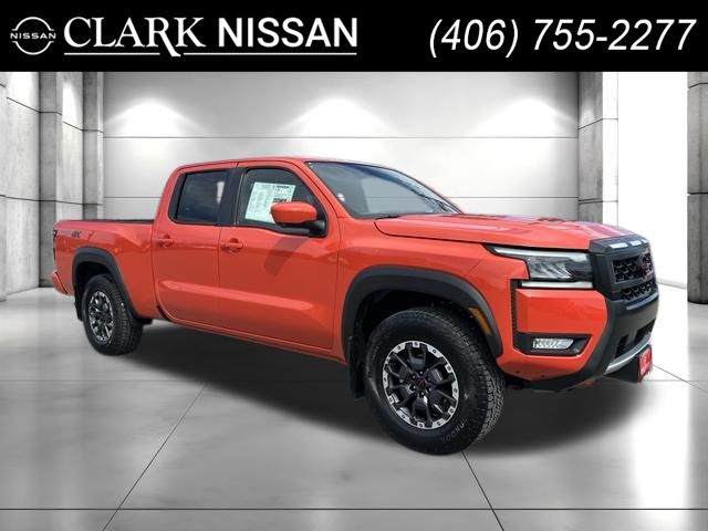 Afterburn Orange 2026 Nissan Frontier Pickup Truck Four-Wheel Drive 9-Speed Automatic Overdrive