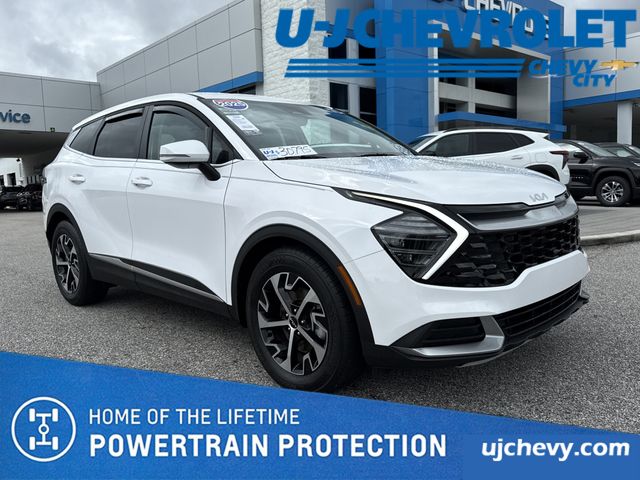 White Pearl 2025 Kia Sportage SUV / Crossover Front-Wheel Drive 8-Speed Automatic
