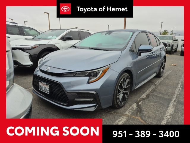 Celestite 2021 Toyota Corolla Sedan Front-Wheel Drive Continuously Variable Transmission