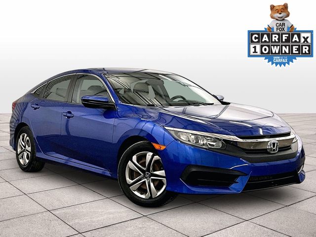 2016 Honda Civic LX Blue at Rochrich Mazda