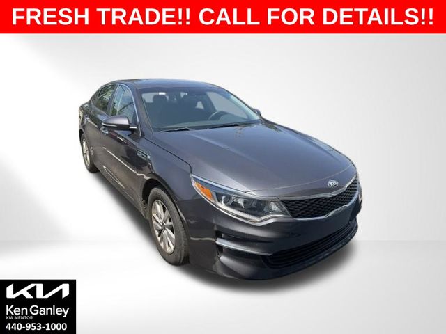 Gray (Platinum Graphite) 2017 Kia Optima Sedan Front-Wheel Drive 6-Speed Automatic