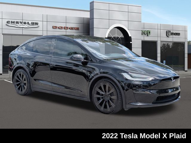 Solid Black 2022 Tesla Model X SUV / Crossover All-Wheel Drive 1-Speed Automatic