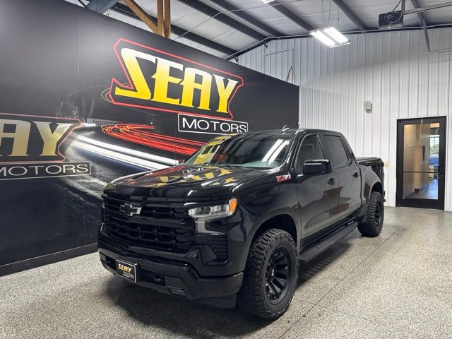 Black 2023 Chevrolet Silverado 1500 Pickup Truck Four-Wheel Drive Automatic