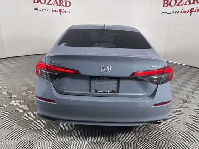 2024 Sonic Gray Pearl Honda Civic Sport FWD Sedan