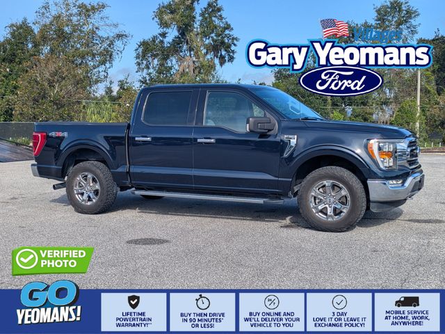 Velocity Blue Metallic 2021 Ford F-150 Pickup Truck Four-Wheel Drive Automatic