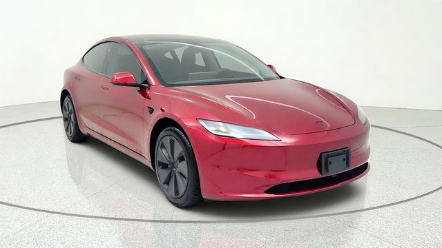 Ultra Red 2026 Tesla Model 3 Sedan 1-Speed Automatic