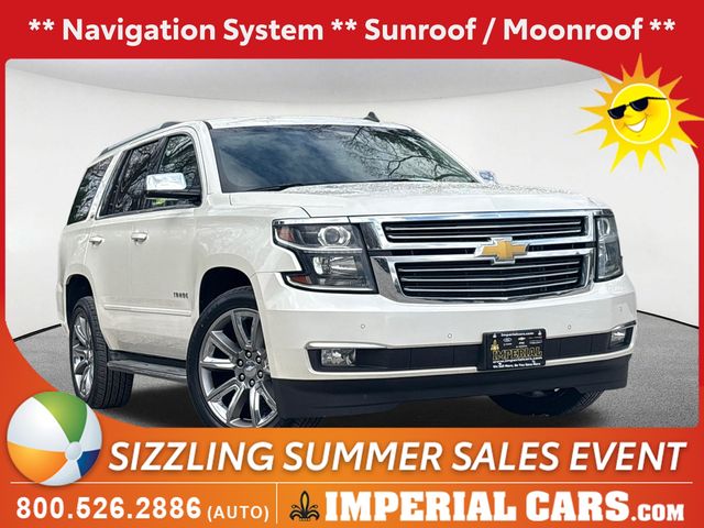 White Diamond Clearcoat 2015 Chevrolet Tahoe LTZ 4WD SUV / Crossover Four-Wheel Drive 6-Speed Automatic Overdrive