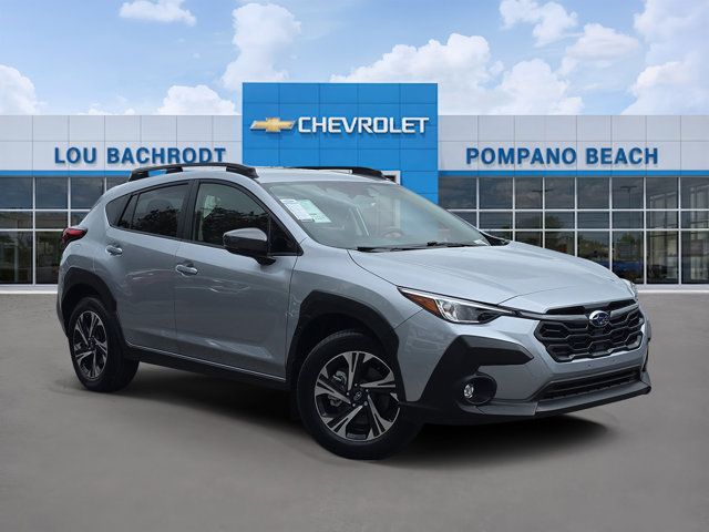 Ice Silver Metallic 2024 Subaru Crosstrek Premium AWD SUV / Crossover All-Wheel Drive Continuously Variable Transmission
