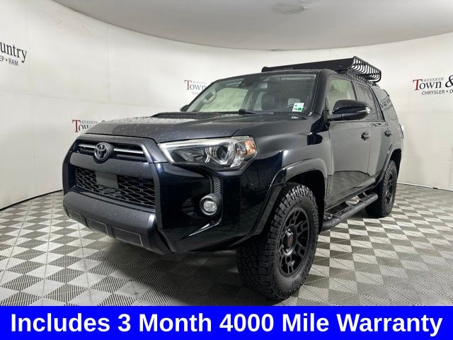 Midnight Black Metallic 2021 Toyota 4Runner SUV / Crossover Four-Wheel Drive 5-Speed Automatic Overdrive
