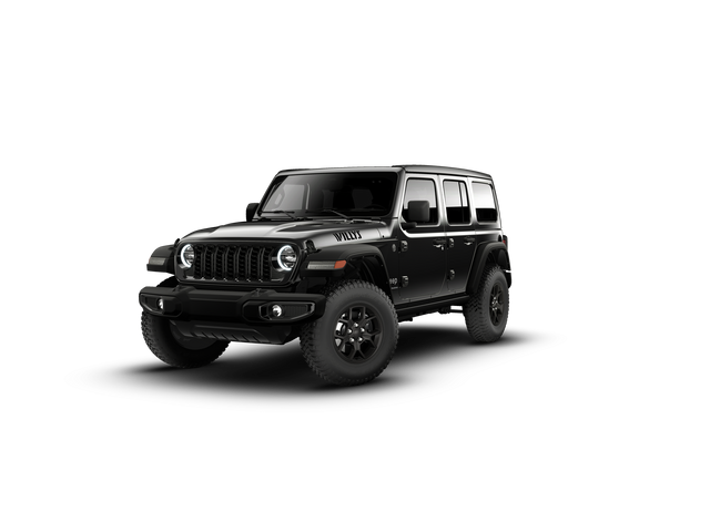 Black Clearcoat 2026 Jeep Wrangler SUV / Crossover Four-Wheel Drive 8-Speed Automatic