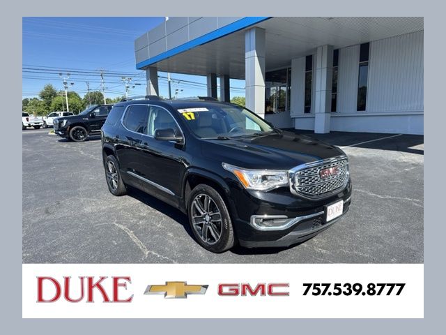Black (Ebony Twilight Metallic) 2017 GMC Acadia Denali AWD SUV / Crossover Four-Wheel Drive 6-Speed Automatic