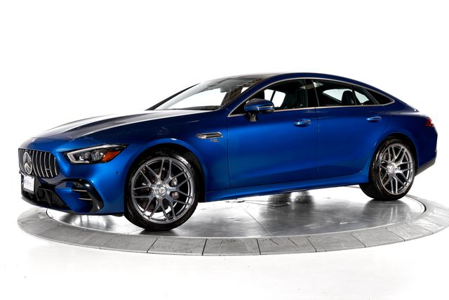 Starling Blue Metallic 2024 Mercedes-Benz AMG GT Coupe All-Wheel Drive 9-Speed Automatic